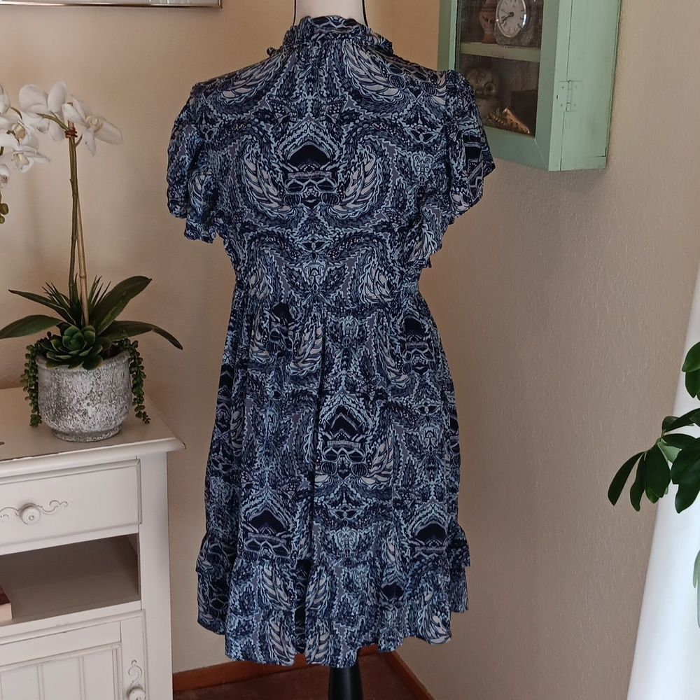 Sundance Skye Dress With Flutter Sleeves. Cottagecore. Beachy. Coastal Cowgirl - Picture 8 of 14